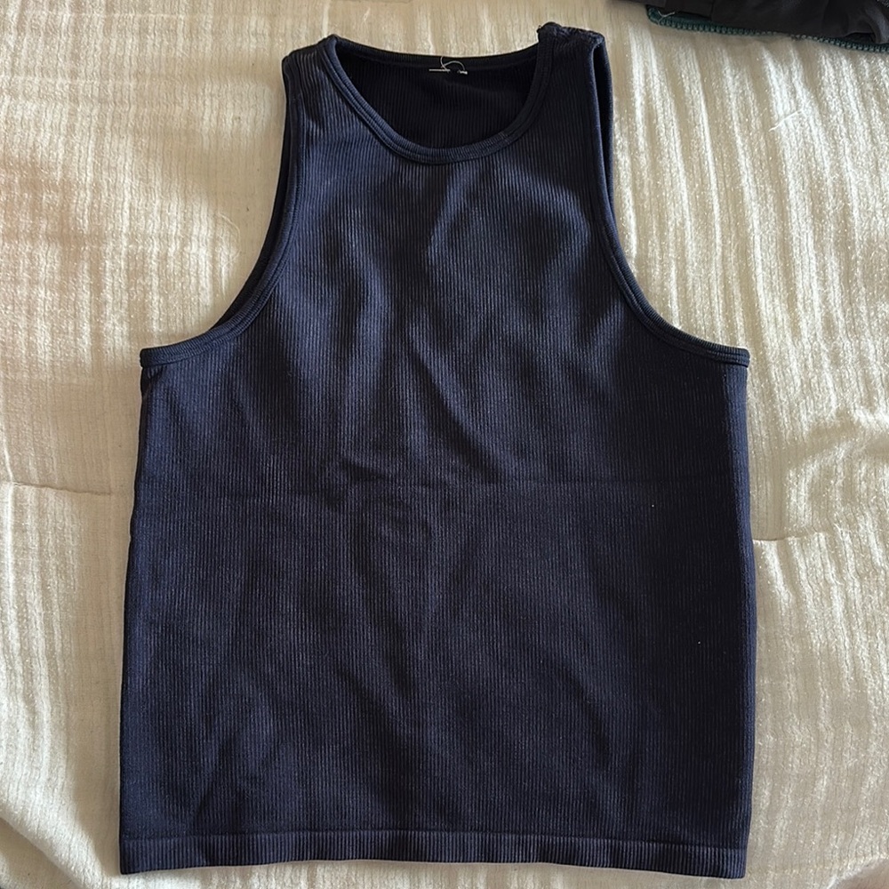 Fabletics Women's Navy Seamless Tank Top